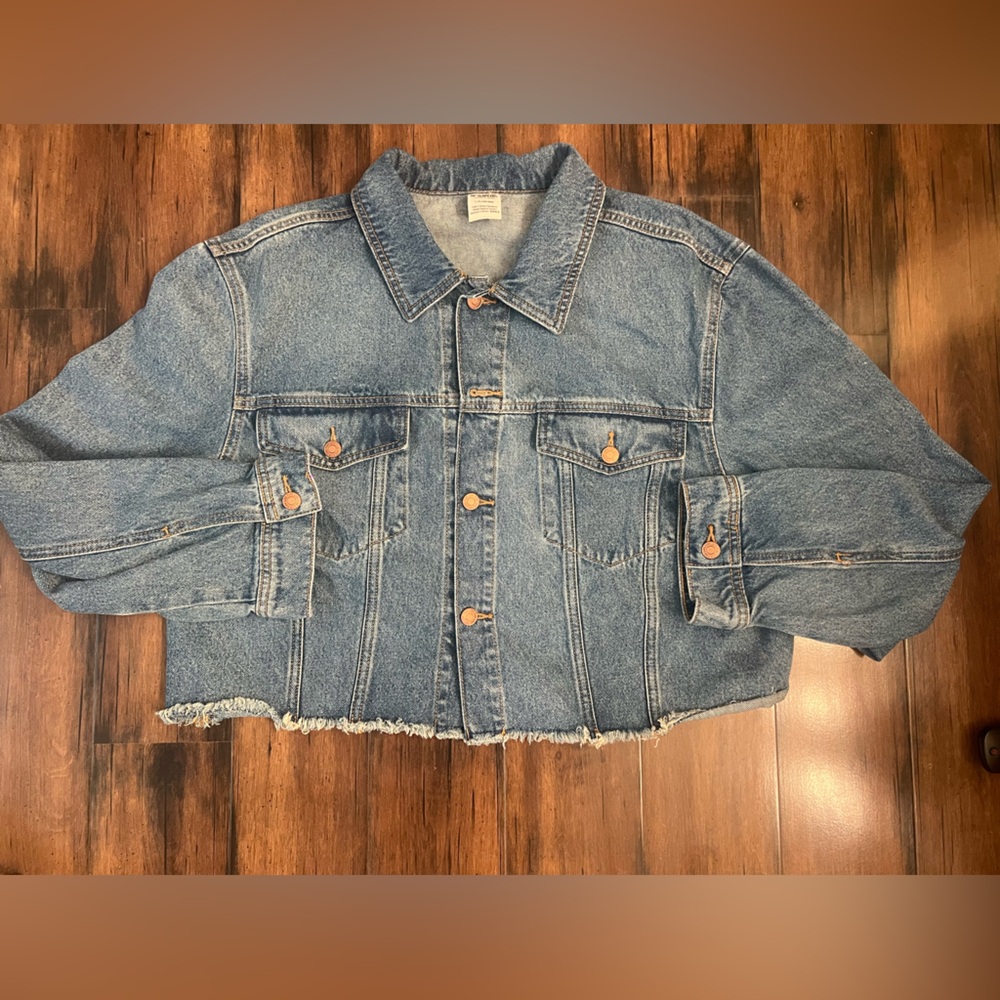 VS PINK JEAN JACKET
